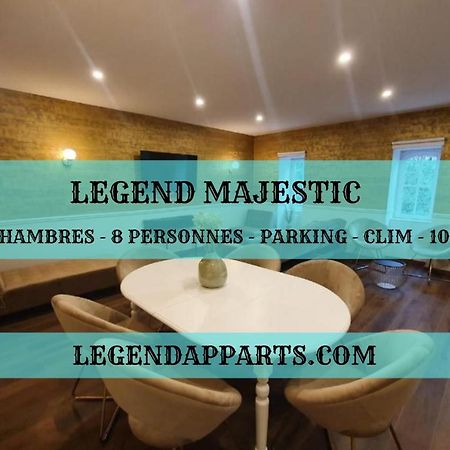Legend Majestic - 3 Chambres - Parking Prive Gratuit - Centre Ville - Quai De Saone - Gare - Fibre Macon Exterior photo