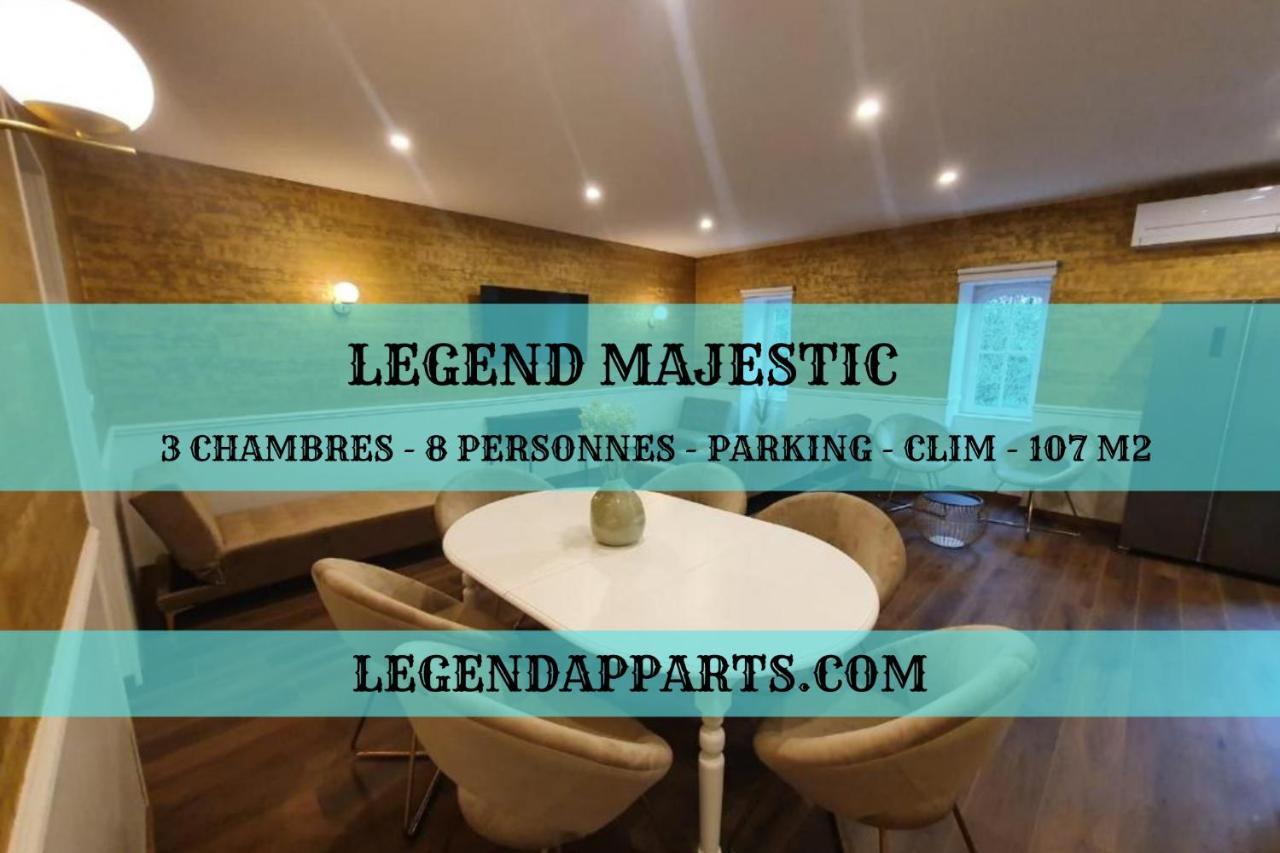 Legend Majestic - 3 Chambres - Parking Prive Gratuit - Centre Ville - Quai De Saone - Gare - Fibre Macon Exterior photo